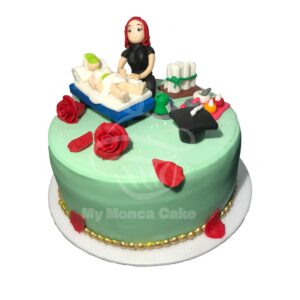 Torta graduación Cosmetología